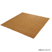 イケヒコ ラグ 3畳タイプ 洗える 『ノベル』 オレンジ 約200×250cm すべりにくい裏地加工 3964429 1枚（直送品）