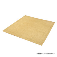 イケヒコ ラグ 洗える 無地カラー 選べる7色 『モデルノ』 ベージュ 約200×250cm 1292340026502 1枚（直送品）