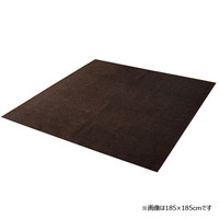 イケヒコ ラグ 洗える 無地カラー 選べる7色 『モデルノ』 ブラウン 約185×185cm 1292340065502 1枚（直送品）