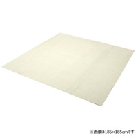 イケヒコ ラグ 洗える 無地カラー 選べる7色 『モデルノ』 アイボリー 約200×250cm 1292340146502 1枚（直送品）