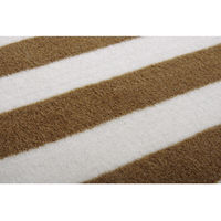 イケヒコ カーマット 助手席 ボーダー 『ロカ フロントマット』 ベージュ 約45×60cm 1個（直送品）