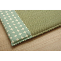 イケヒコ 車用カークッション 抗菌防臭 消臭 『マーブル無染土マチ付シート』 グリーン 約43×41cm 1個（直送品）