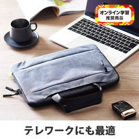 パソコンケース PCバッグ ～11.6インチ 取っ手付 持ち運び 小物入れ グレー BM-IBCH11RGY エレコム 1個（直送品）