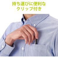 タッチペン 汎用 アクティブスタイラスペン 充電式 クリップ付き ブラック P-TPACST02BK エレコム 1個（直送品）