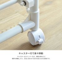 B.Bファニシング ワンタッチ収納洗濯物干しラック【ホワイト】 ONLR-0040WHT 1台