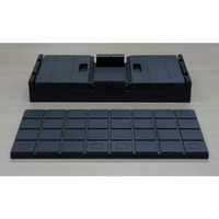 【折りたたみコンテナ】 岩谷マテリアル I’mD グリッドコンテナー ホワイト SKGC W 1個