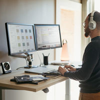 エルゴトロン LX デュアル モニターアーム 横型 シルバー 27インチ(6.4～18.1kg)まで VESA規格対応 45-245-026 1台