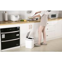 オーロラ センサー付き自動開閉ゴミ箱 PDB012 1台 12L ホワイト フタ付ダストボックス 幅300×奥行180×高さ320mm