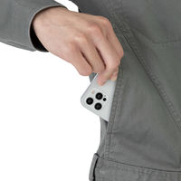 コーコス信岡 ストレッチヘリンボーン 半袖ツナギ M シダー D-912 1着（直送品）