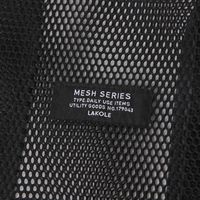 メッシュマーケットバッグ ブラック LAKOLE/ラコレ