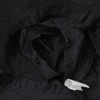 撥水加工 UVパッカブルハット ブラック LAKOLE/ラコレ