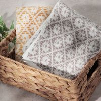 ジャガード速乾抗菌フェイスタオル TIME OF SCENTS グレー studio CLIP