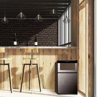 A-Stage 2ドア ミラーガラス 冷蔵庫一体型ワインクーラー 62L WRH-M262 1台（直送品）