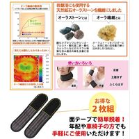 富士パックス販売 オーラ岩盤蓄熱健康サポーター極 fp20be001 1セット(2枚1組)（直送品）