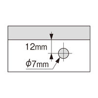 カール事務器 1穴パンチ ブルー 穴径7mm SD-15-7-B 1個