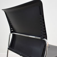 【軒先渡し】宮武製作所 MaD3.14 スタッキングチェア ブラック SCH-01BK 1セット（4脚入り）（直送品）