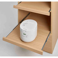 フナモコ スマートキッチン レンジカウンター 幅550×奥行447×高さ1174mm エリーゼアッシュ SRA-56C 1台（直送品）