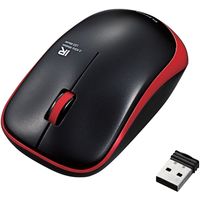 ワイヤレスマウス 無線 2.4GHz 3ボタン IRマウス 省電力 ENELO レッド M-IR07DRRD エレコム 1個（直送品）