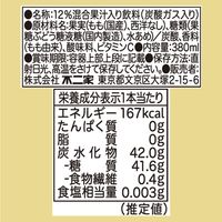 伊藤園 不二家 ネクタースパークリング白桃＆ラ・フランス 380ml 1箱（24缶入）