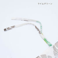 トモ・コーポレーション レースカーテン ラウキルト モンステラ柄 約105×178cm ライムグリーン 413145 1個（直送品）