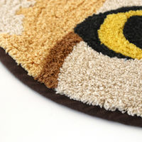 トモ・コーポレーション 玄関マット 41×48cm 室内 ねこ フェイス スナネコ 428158 1個（直送品）