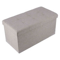 不二貿易 収納スツール ベンチタイプ テーブルにもなる収納スツール グレー 477846 1個（直送品）