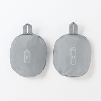 無印良品 ポリエステルたためる仕分けケース 筒形 グレー Ｓ 約１１×１１×２６ｃｍ 良品計画