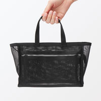 無印良品 ナイロンメッシュスパポーチ 約２９×９×１５．５ｃｍ 良品計画