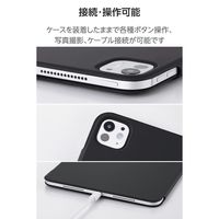 エレコム iPad Pro ケース 11インチ (M4) マグネット着脱フラップ 軽量 TB-A25PMWVPF2BK 1個