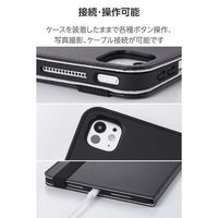 エレコム iPad Pro ケース 11インチ (M4) ベルト付き 耐衝撃 ブラック TB-A25PMPLF2BK 1個