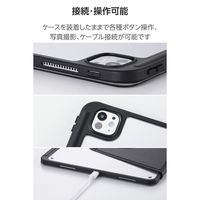 エレコム iPad Pro ケース 13インチ (M4) マグネット着脱フラップ TB-A25PLMG360BK 1個