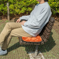 ガマカ工業 FLAME YARN 岩盤浴のような足ポカマット 4枚入りセット 35×58cm テラコッタ 6300075431 1S(4枚)（直送品）