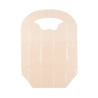 介護用お食事エプロン（ポケット付）使いきりタイプ ケアハート 玉川衛材 オレンジ 1箱（60枚入）