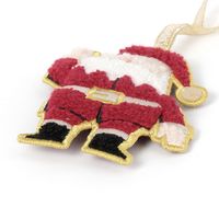 クリスマス　刺繍オーナメント(サンタ) LAKOLE/ラコレ