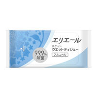 ウェットティッシュ エリエール ポケットウエットティシュー 除菌アルコールタイプ 携帯用 1セット（1パック(7枚×6個入)×3）大王製紙