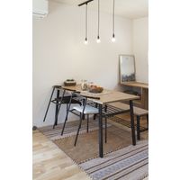 東谷 ROOM ESSENCE マルカート チェア ブラック A2-102BK 1脚（直送品）