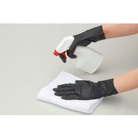 【使いきりポリエチレン手袋】 ショーワグローブ きれいな手つかいきり手袋（ポリエチレン TPE） 黒 M 1箱（100枚入）