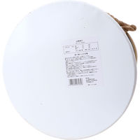 不二貿易 ブリキスツール 幅270×奥行270×高さ415mm アイボリー 26165 1個（直送品）