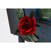 不二貿易 メールボックス ローズ横型 ブルー 96760 1台