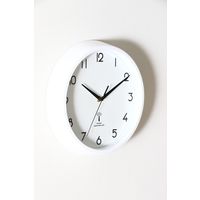 不二貿易 電波掛時計 カペラ Φ27cm WH(27268) 99275 1個