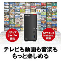 NAS（ネットワークハードディスク）8TB 1ドライブ リンクステーション HDD LS710D0801 1台 バッファロー（直送品）