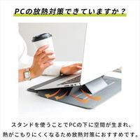 PCバッグ　インナーバッグ　ノートPCスタンド　KeeeceSINEX2WayPCBag 3R-KCBAG02BK　1個　ブラック