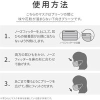 MSソリューションズ 不織布マスク アイボリー ふつうサイズ(個包装) 50枚入/箱 PL-FM03IV50E 1箱(50枚入)
