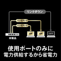スイッチングハブ 10GbE/2.5GbE対応 金属筐体 AC電源 6ポート ブラック LXW-10G2/2G4 バッファロー
