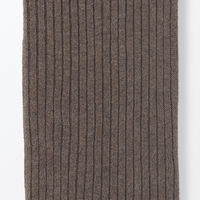 無印良品 レディース 婦人 足なり直角 かかとに合う リブ編みタイツ 婦人Ｓ モカブラウン 良品計画