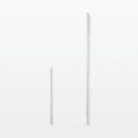 【まとめ買いセット】無印良品 ヘッドが付け替えられる 伸縮ポール 約直径2.5×長さ68-110cm 1セット（1個×10）