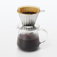 【まとめ買いセット】無印良品 耐熱ガラス サーバー 小 500mL 1セット（1個×6） 良品計画