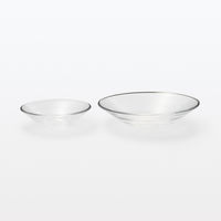 【まとめ買いセット】無印良品 ソーダガラス 浅鉢 小 約直径16cm 1セット（1個×6） 良品計画