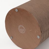 ごみ箱　リサイクルペーパーダストBOX(HOUSEHOLD GOODS) ブラウン横シマ studio CLIP