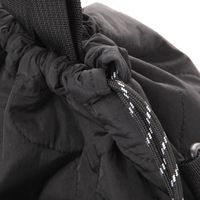 キルト2WA巾着バッグ ブラック LAKOLE/ラコレ